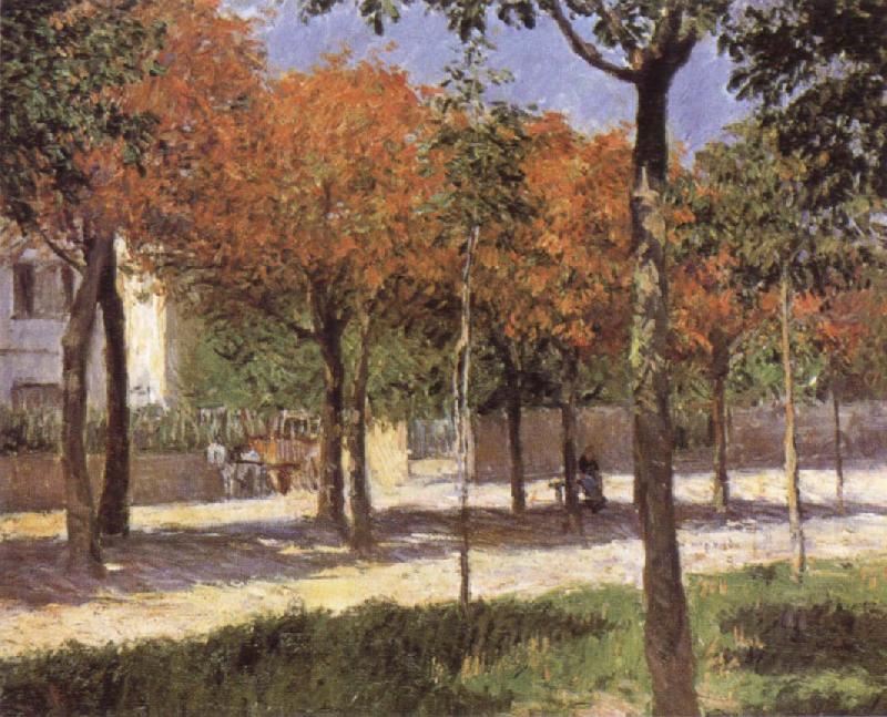 Square at Argenteuil, Gustave Caillebotte
